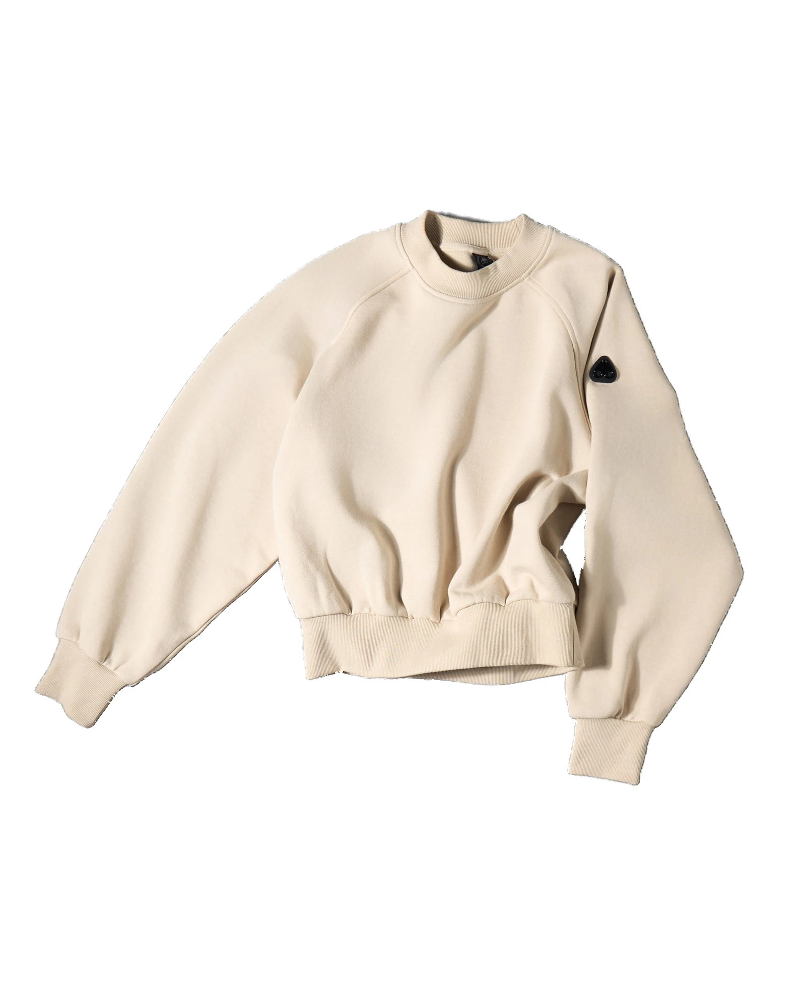 Moose Knuckles YYZ Crewneck Sweatshirt in Alabaster Moose Knuckles YYZ Crewneck Sweatshirt in Alabaster | Luxury Shoes
