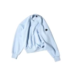 Moose Knuckles YYZ Crewneck Sweatshirt in Blue Ice | Luxury Shoes 