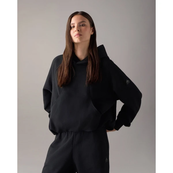 Moose Knuckles YYZ Hoodie in Black | Hoodies | Luxury Shoes 