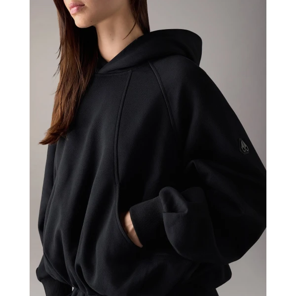 Moose Knuckles YYZ Hoodie in Black | Hoodies | Luxury Shoes 