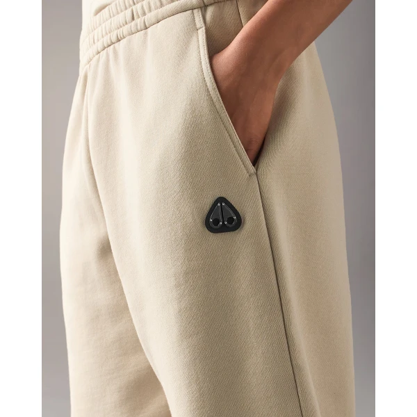 Moose Knuckles YYZ Joggers in Alabaster | Sweatpants | Luxury Shoes 