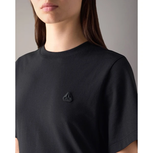 Moose Knuckles YYZ T-Shirt in Black | T-shirts | Luxury Shoes 