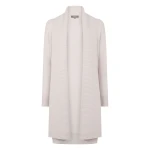 N.Peal Abbey Cashmere Cardigan in Snow Grey | Cardigan | Luxury Shoes 