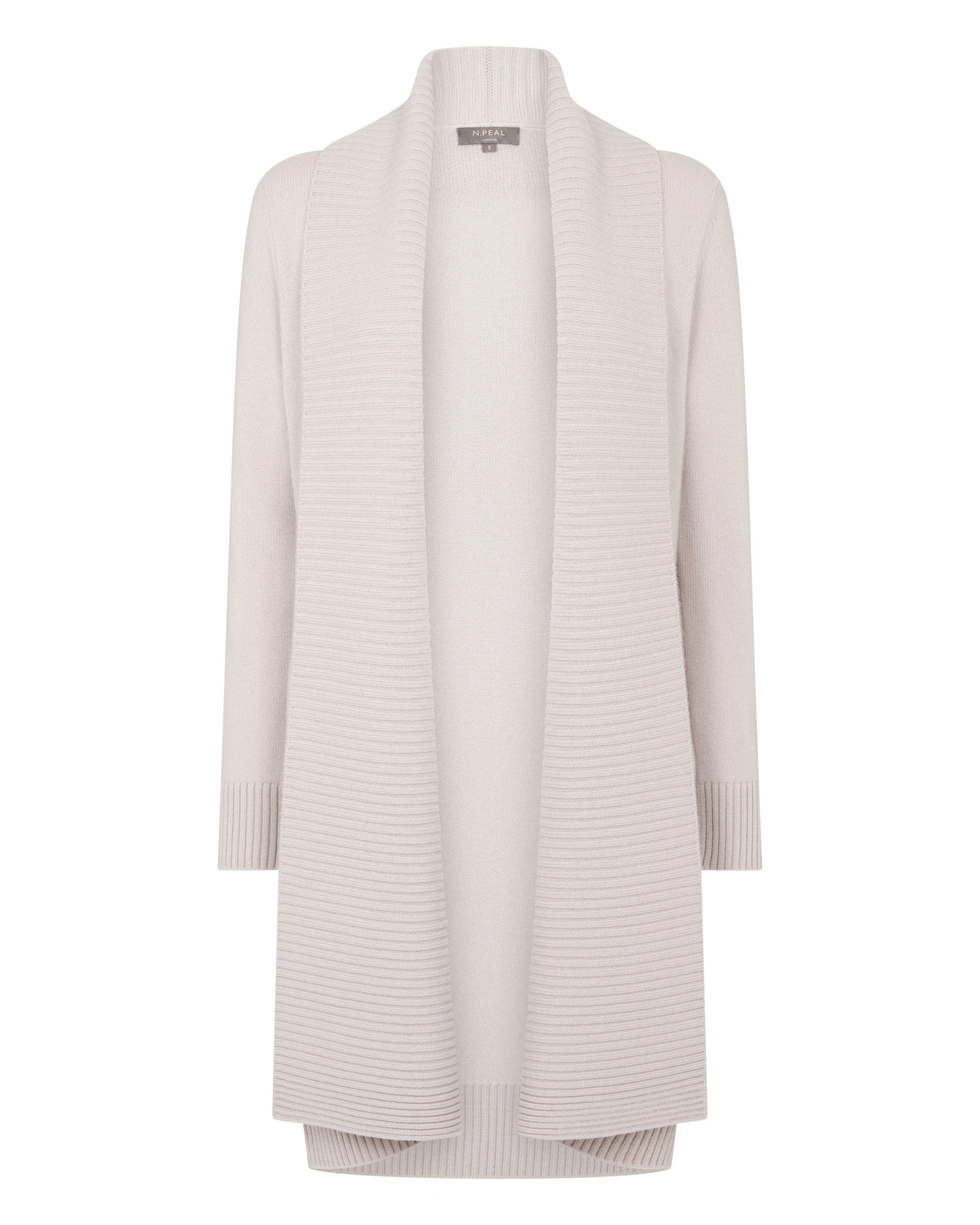 N.Peal Abbey Cashmere Cardigan in Snow Grey N.Peal Abbey Cashmere Cardigan in Snow Grey | Cardigan | Luxury Shoes
