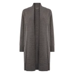 N.Peal Abbey Cashmere Cardigan in Wood Smoke Brown | Cardigan | Luxury Shoes 