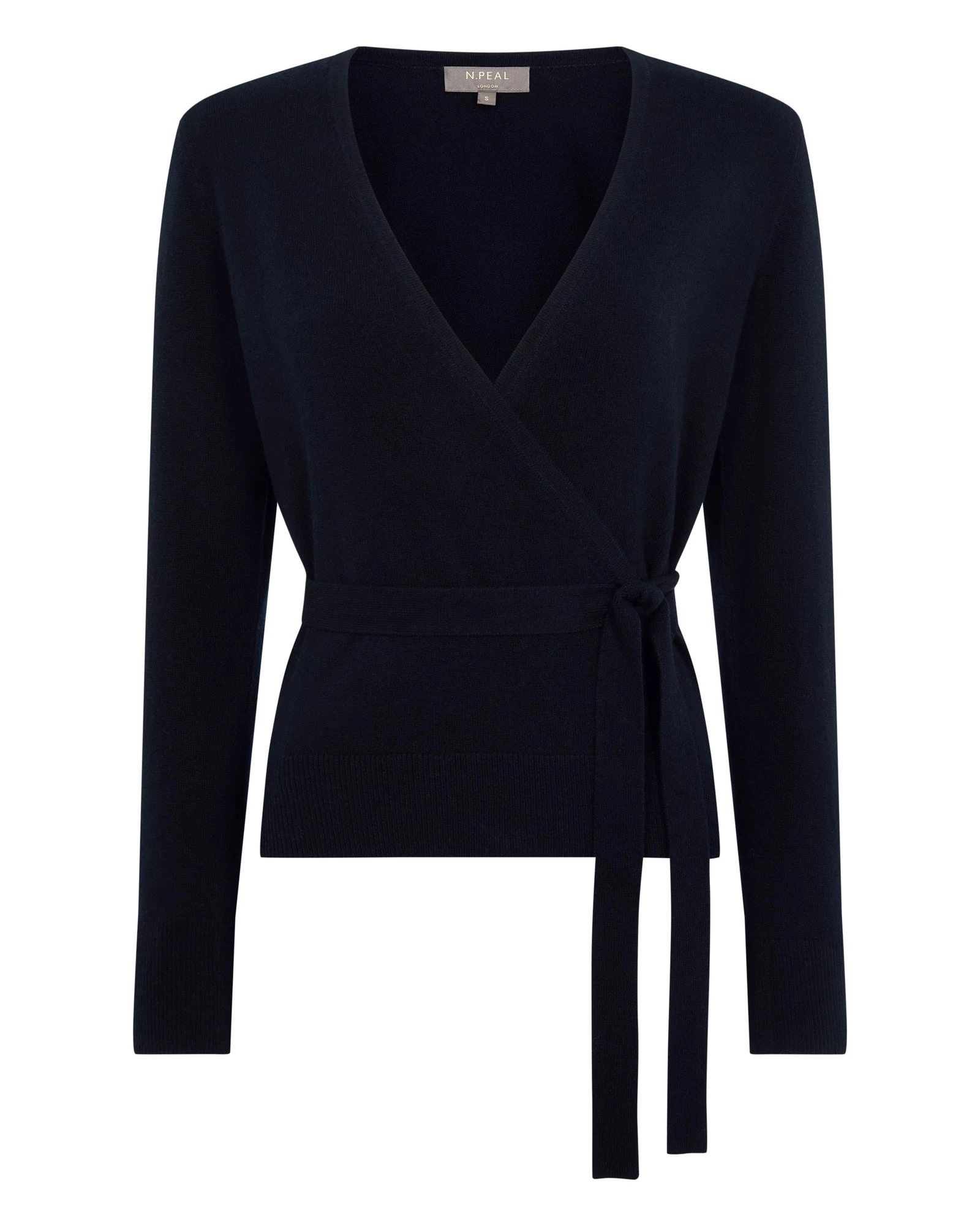 N.Peal Arabella Wrap Cashmere Cardigan in Navy Blue N.Peal Arabella Wrap Cashmere Cardigan in Navy Blue | Cardigan | Luxury Shoes