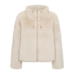 N.Peal Blouson Rex Fur Jacket in Beige Brown | Jackets | Luxury Shoes 