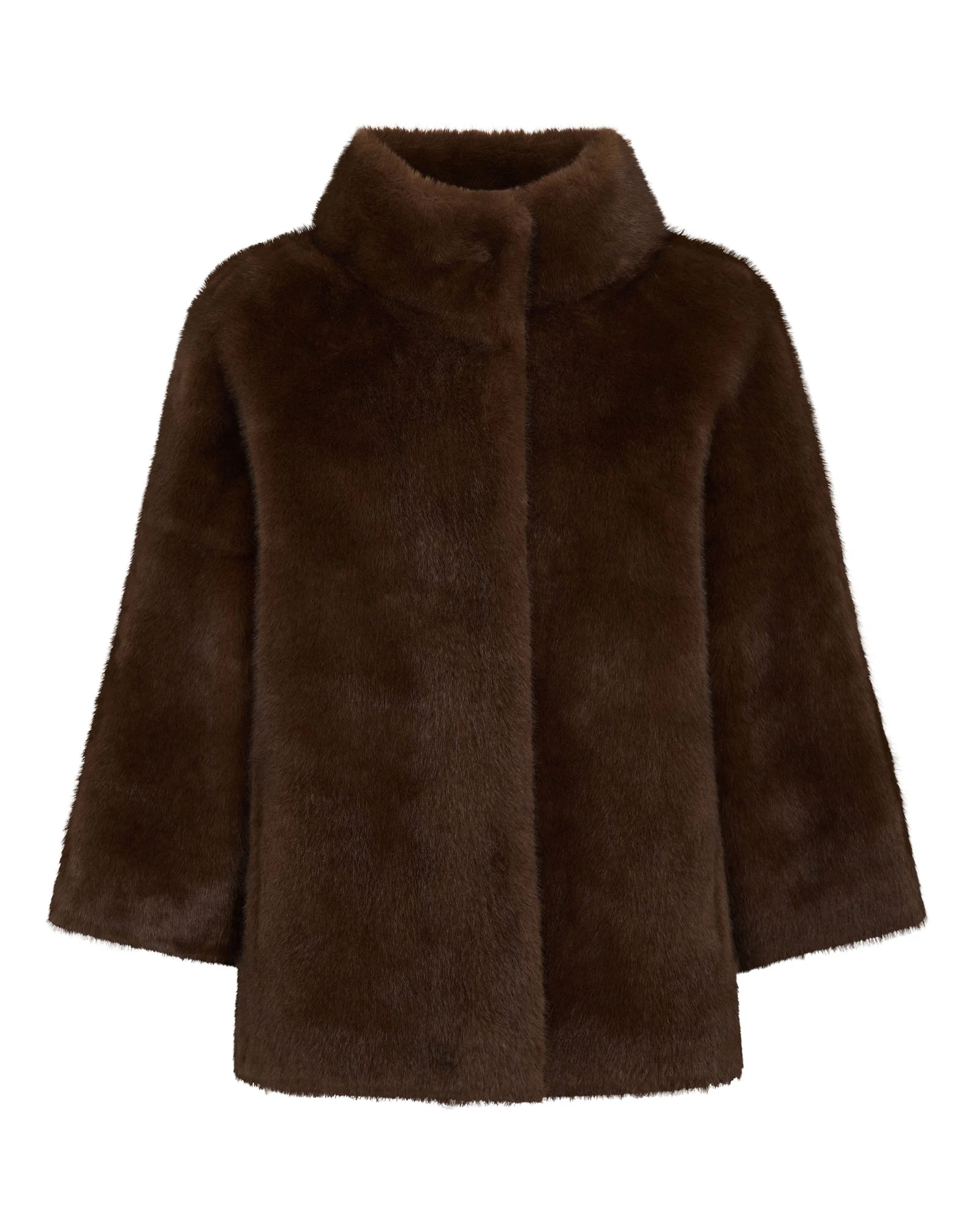 N.Peal Bracelet Sleeve Faux Mink Jacket in Brown N.Peal Bracelet Sleeve Faux Mink Jacket in Brown | Jackets | Luxury Shoes
