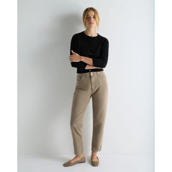 N.Peal Darcie Superfine Cashmere Cropped Cardigan in Black