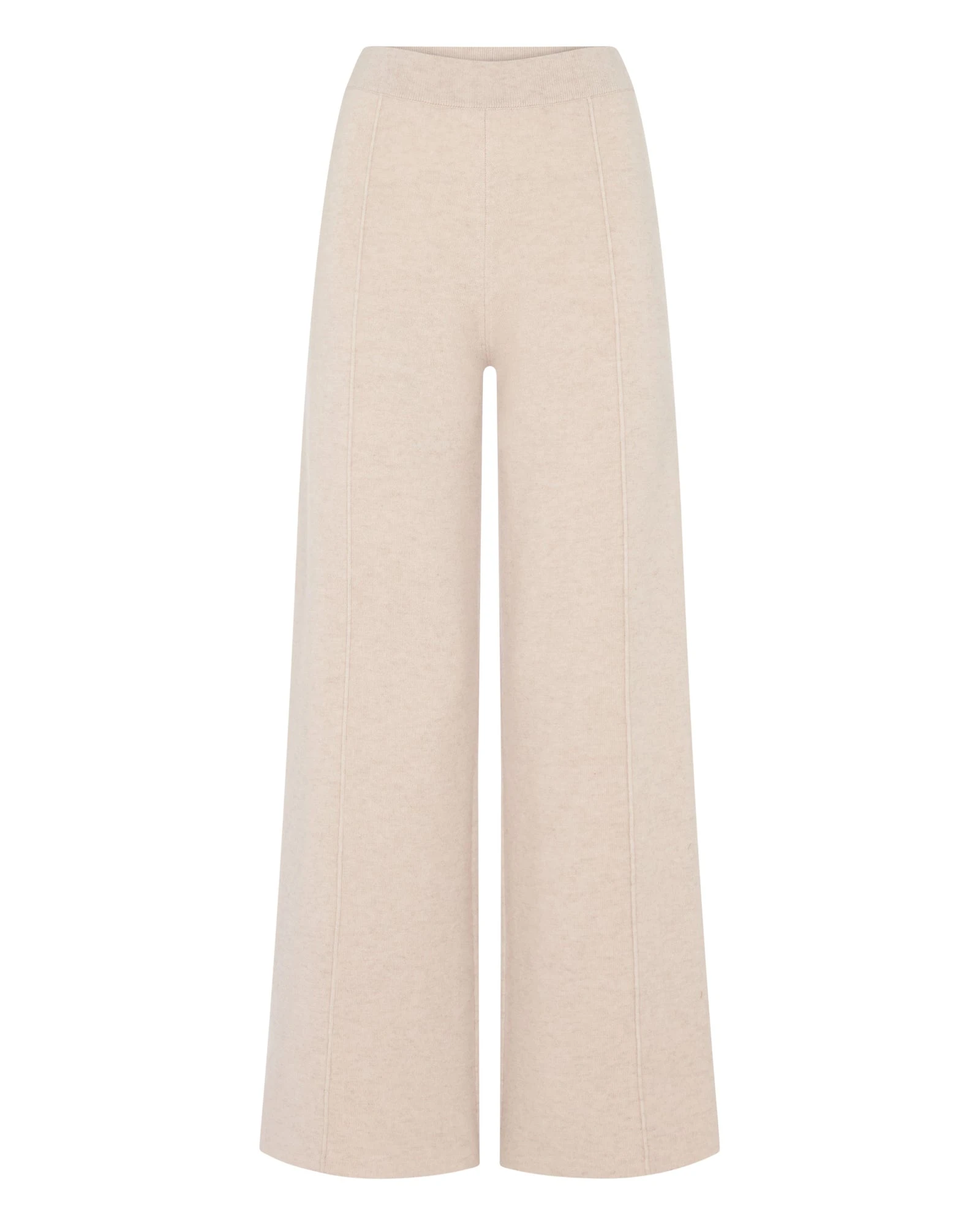 N.Peal Double Face Trousers in Ecru White N.Peal Double Face Trousers in Ecru White | Wide leg pants | Luxury Shoes