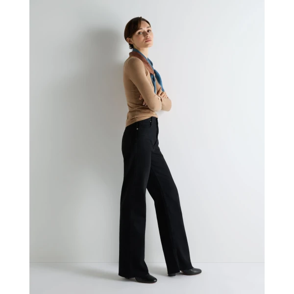 N.Peal Eden Superfine Cashmere Round Neck Top in Caramel Brown