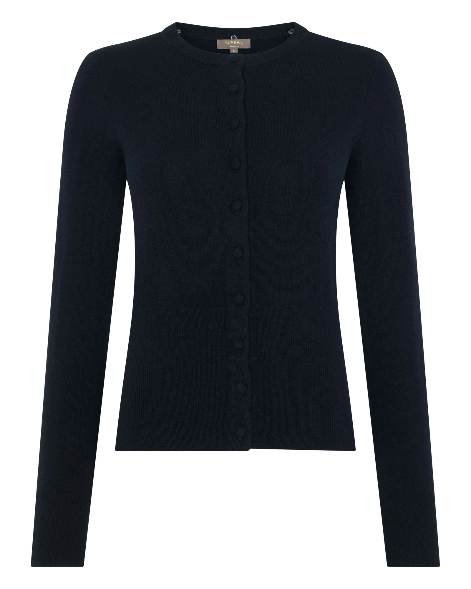 N.Peal Hannah Fur Collar Cashmere Cardigan in Navy Blue N.Peal Hannah Fur Collar Cashmere Cardigan in Navy Blue | Cardigan | Luxury Shoes