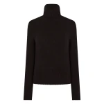 N.Peal Hazel Chunky Roll Neck Cashmere Jumper in Cocoa Brown | Turtlenecks | Luxury Shoes 