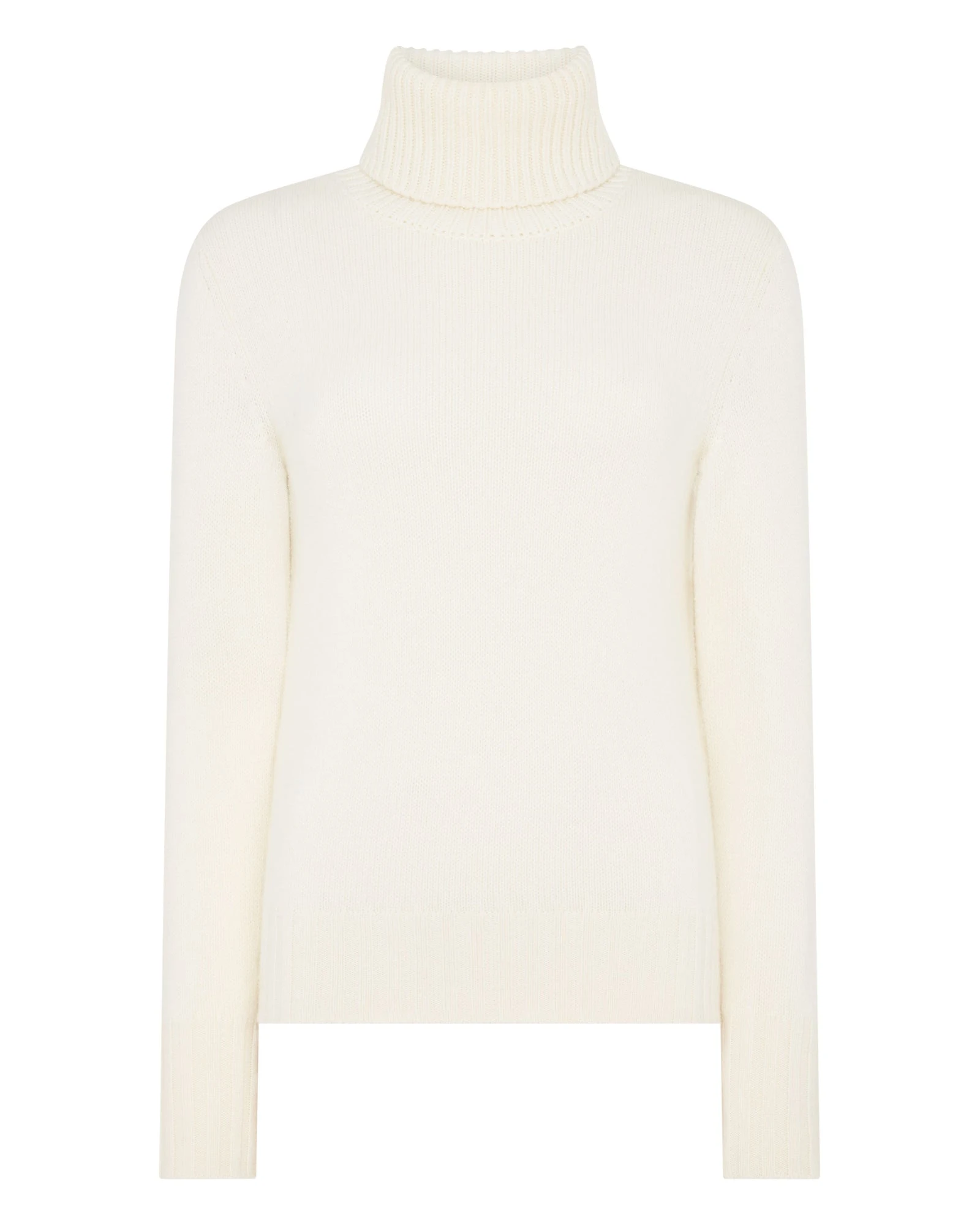 N.Peal Hazel Chunky Roll Neck Cashmere Jumper in New Ivory White N.Peal Hazel Chunky Roll Neck Cashmere Jumper in New Ivory White | Turtlenecks | Luxury Shoes