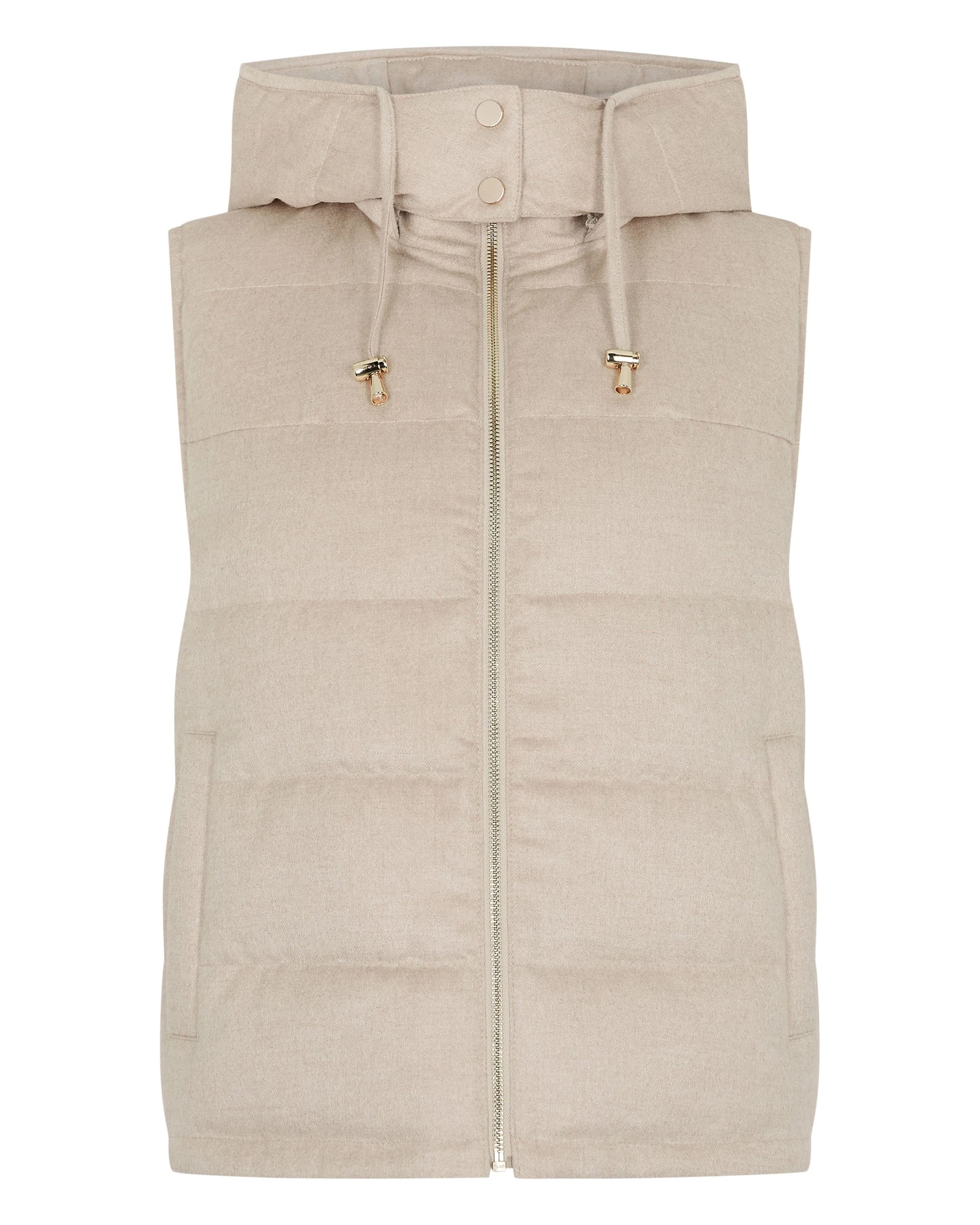 N.Peal Hooded Reversible Fur Gilet in Beige Brown N.Peal Hooded Reversible Fur Gilet in Beige Brown | Vests | Luxury Shoes