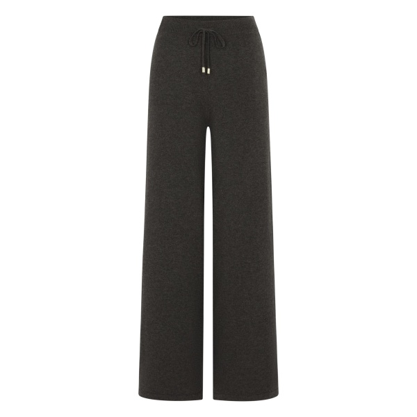N.Peal Jersey Cashmere Trousers in Grey Moss | Sweatpants | Luxury Shoes 