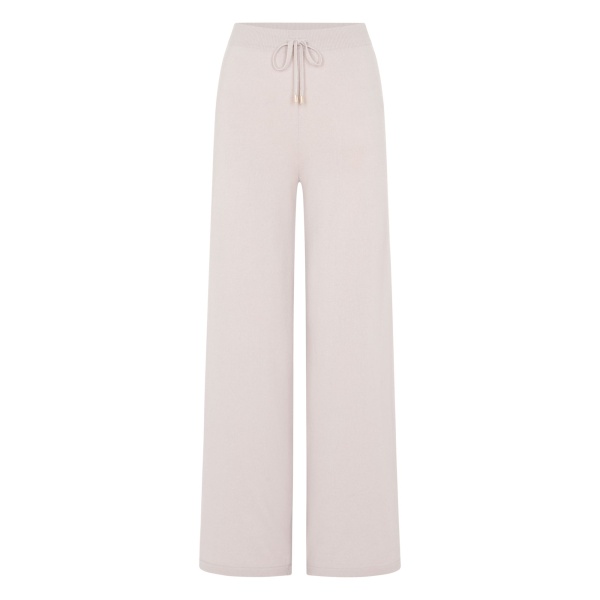N.Peal Jersey Cashmere Trousers in Snow Grey | Sweatpants | Luxury Shoes 