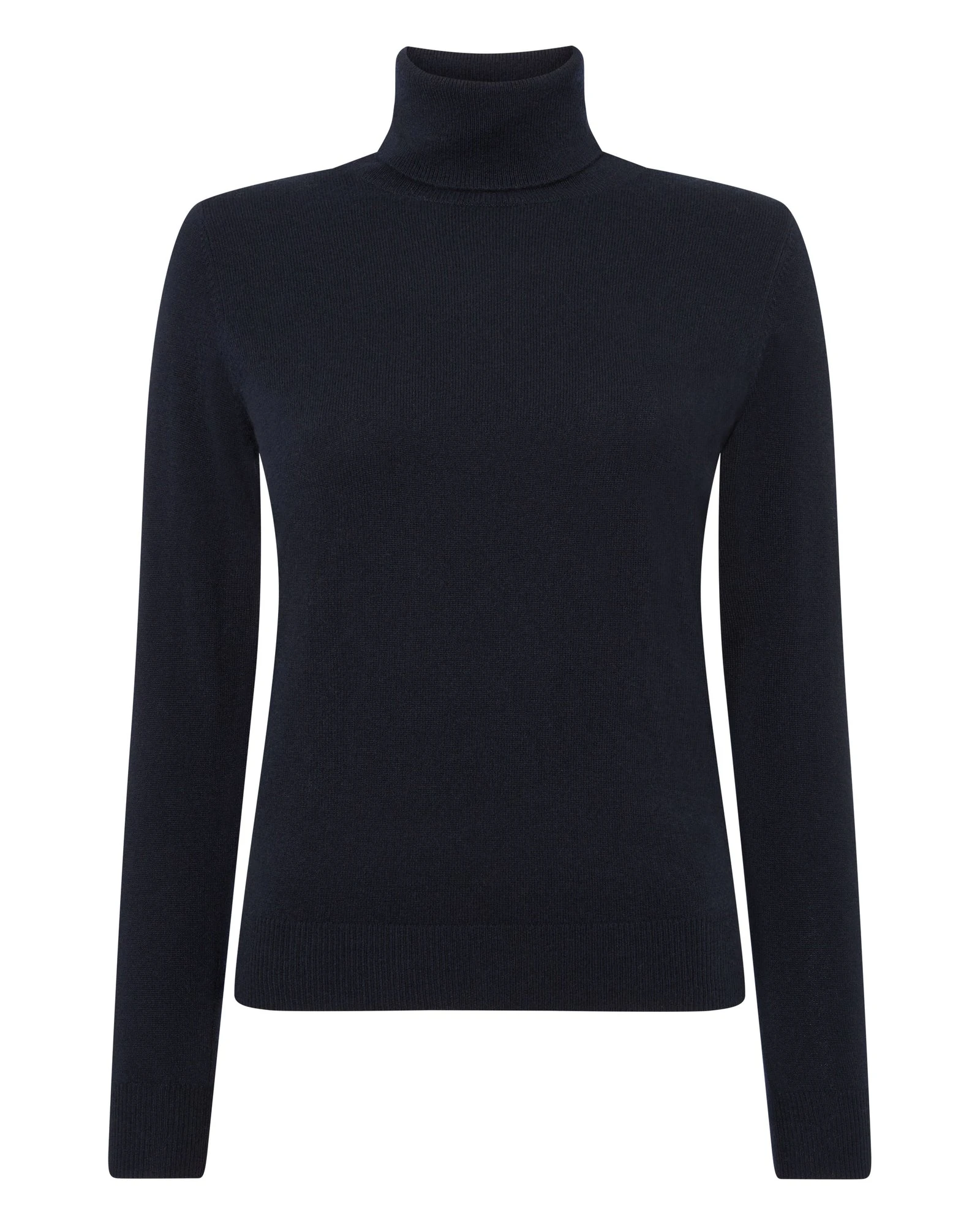 N.Peal Luna Roll Neck Cashmere Jumper in Navy Blue N.Peal Luna Roll Neck Cashmere Jumper in Navy Blue | Turtlenecks | Luxury Shoes