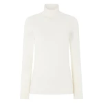 N.Peal Luna Roll Neck Cashmere Jumper in New Ivory White | Turtlenecks | Luxury Shoes 