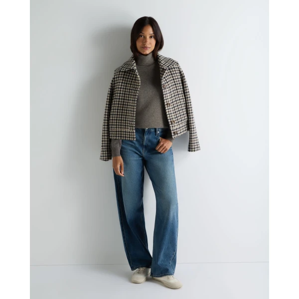 N.Peal Luna Roll Neck Cashmere Jumper in Wood Smoke Brown