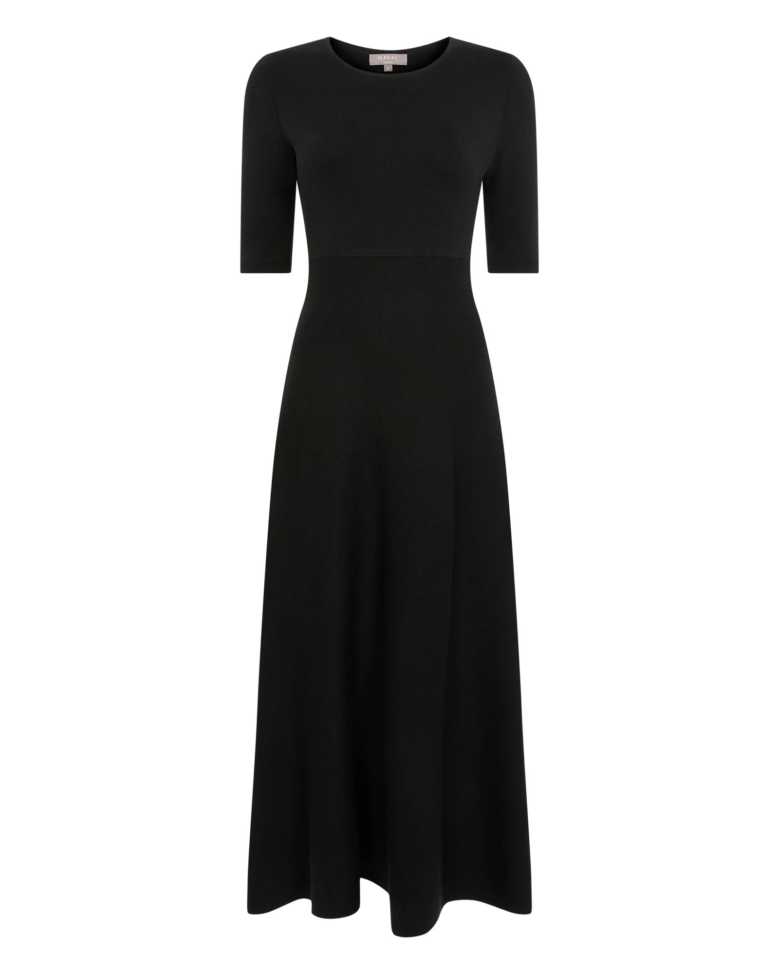 N.Peal Luxe Circle Dress in Black N.Peal Luxe Circle Dress in Black | Maxi Dresses | Luxury Shoes