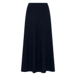 N.Peal Luxe Circle Skirt in Navy Blue | Maxi Skirts | Luxury Shoes 