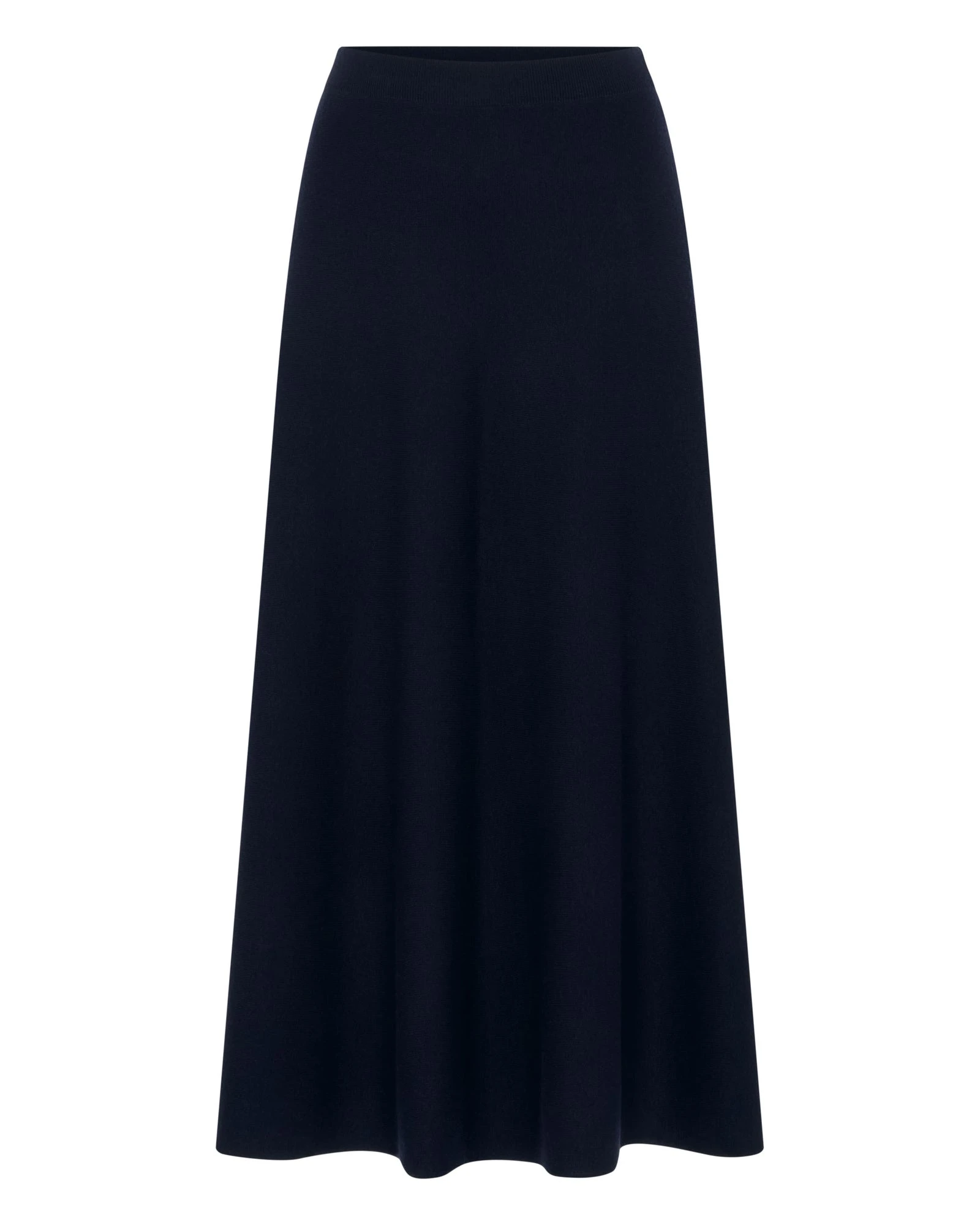N.Peal Luxe Circle Skirt in Navy Blue N.Peal Luxe Circle Skirt in Navy Blue | Maxi Skirts | Luxury Shoes