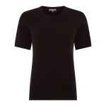 N.Peal Milly Classic Cashmere T-Shirt in Cocoa Brown | T-shirts | Luxury Shoes 