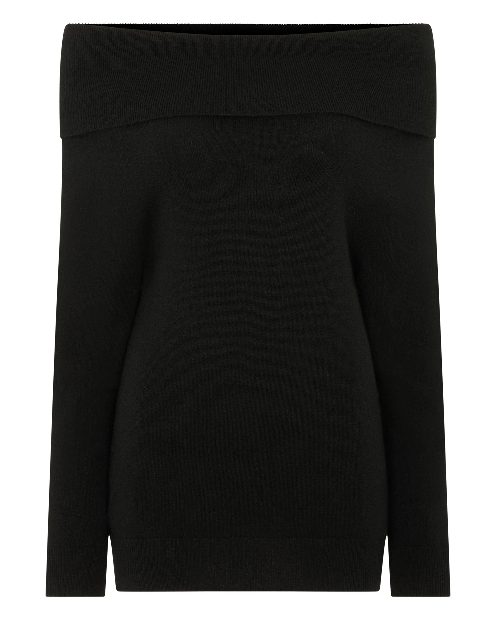 N.Peal Off-The-Shoulder Cashmere Jumper in Black N.Peal Off-The-Shoulder Cashmere Jumper in Black | Sweaters | Luxury Shoes