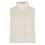N.Peal Reversible Fur Gilet in Natural Brown | Vests | Luxury Shoes 