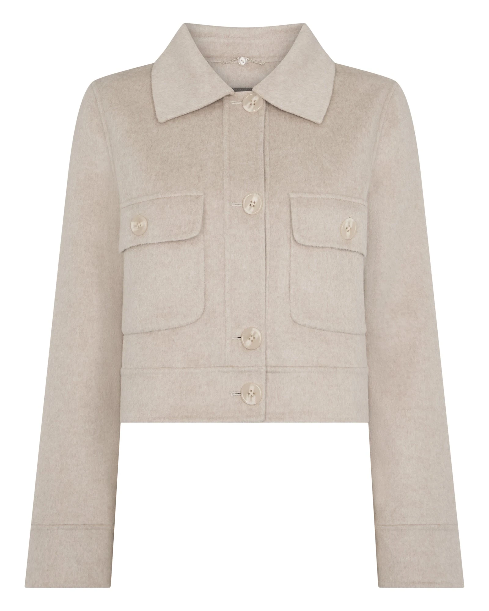 N.Peal Rosie Fur Collared Jacket in Beige Brown N.Peal Rosie Fur Collared Jacket in Beige Brown | Jackets | Luxury Shoes