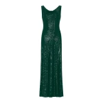 Needle & Thread Evangeline Sequin Cowl Neck Gown