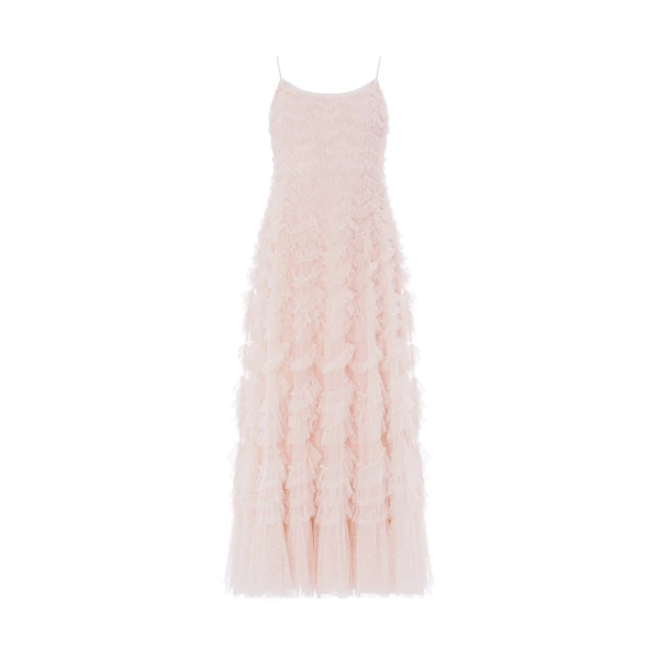 Needle and Thread Thalia Cami Ankle Gown in Soft Peony | Evening Gowns | Luxury Shoes 