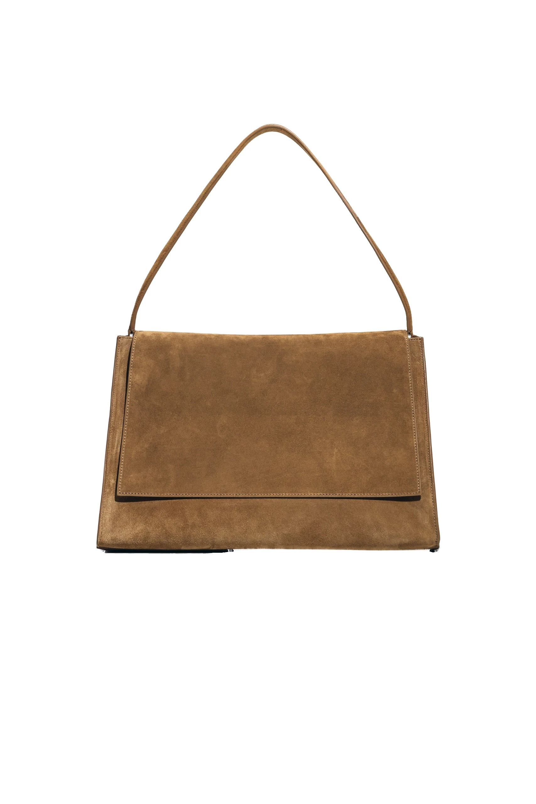 Nour Hammour Amal Bag in Toffee Suede Nour Hammour Amal Bag in Toffee Suede