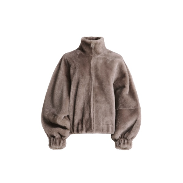 Nour Hammour Cortina in Greige Mink