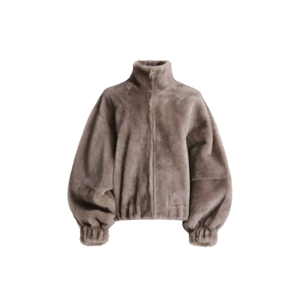 Nour Hammour Cortina in Greige Mink