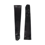 Nour Hammour Elonge Extra Long Gloves in Black