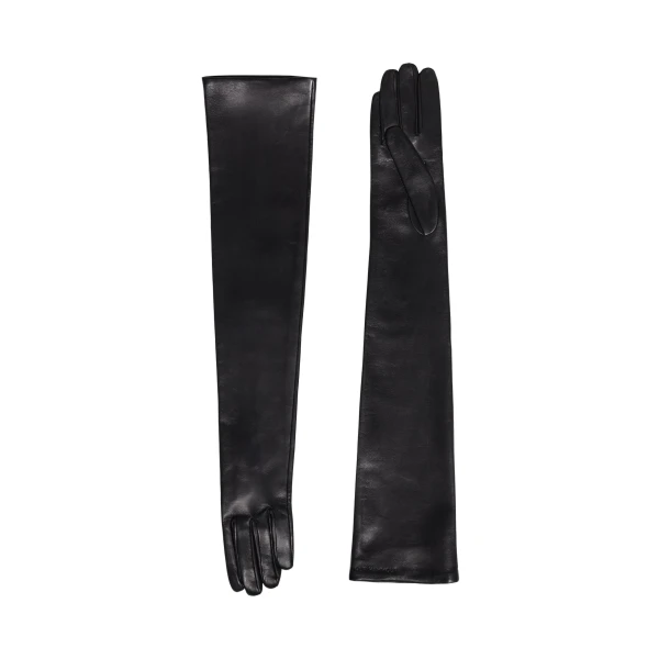 Elonge Extra Long Gloves in Black