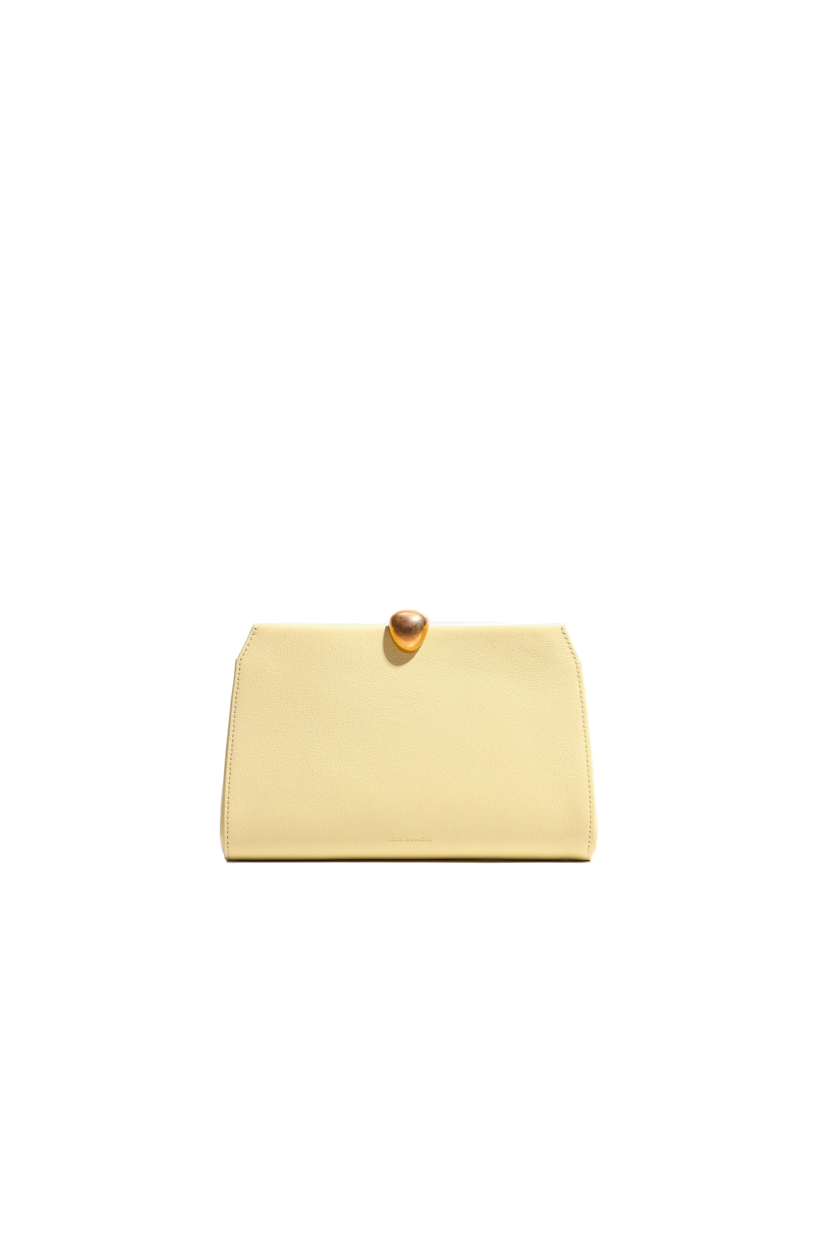 Nour Hammour Lou Clutch in Buttercream Nour Hammour Lou Clutch in Buttercream
