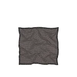 Oroton All Over Logo Silk Scarf Black