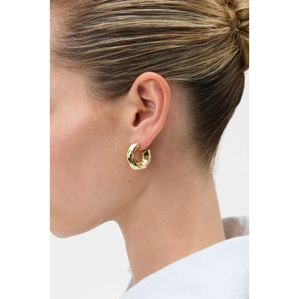Oroton Aurie Hoops Gold, view 2