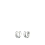 Oroton Aurie Huggie Bright Silver