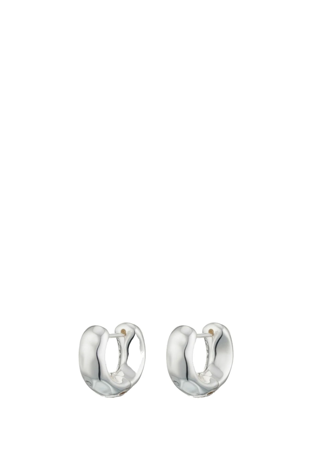 Oroton Aurie Huggie Bright Silver | Earrings | Luxury Shoes Oroton Aurie Huggie Bright Silver