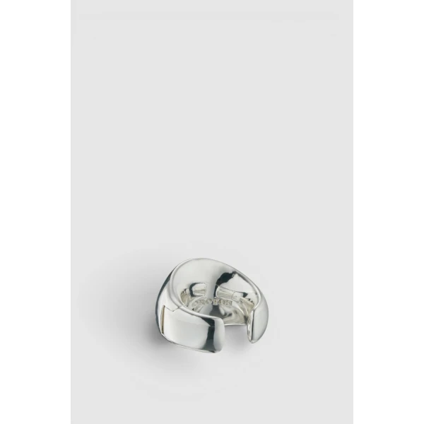 Oroton Banks Earcuff Bright Silver, view 4