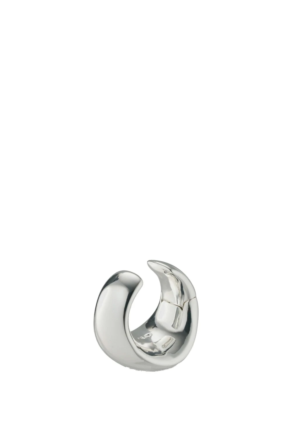 Oroton Banks Earcuff Bright Silver | Earrings | Luxury Shoes Oroton Banks Earcuff Bright Silver