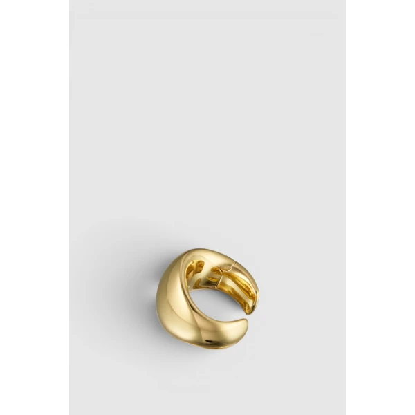 Oroton Banks Earcuff Gold, view 4
