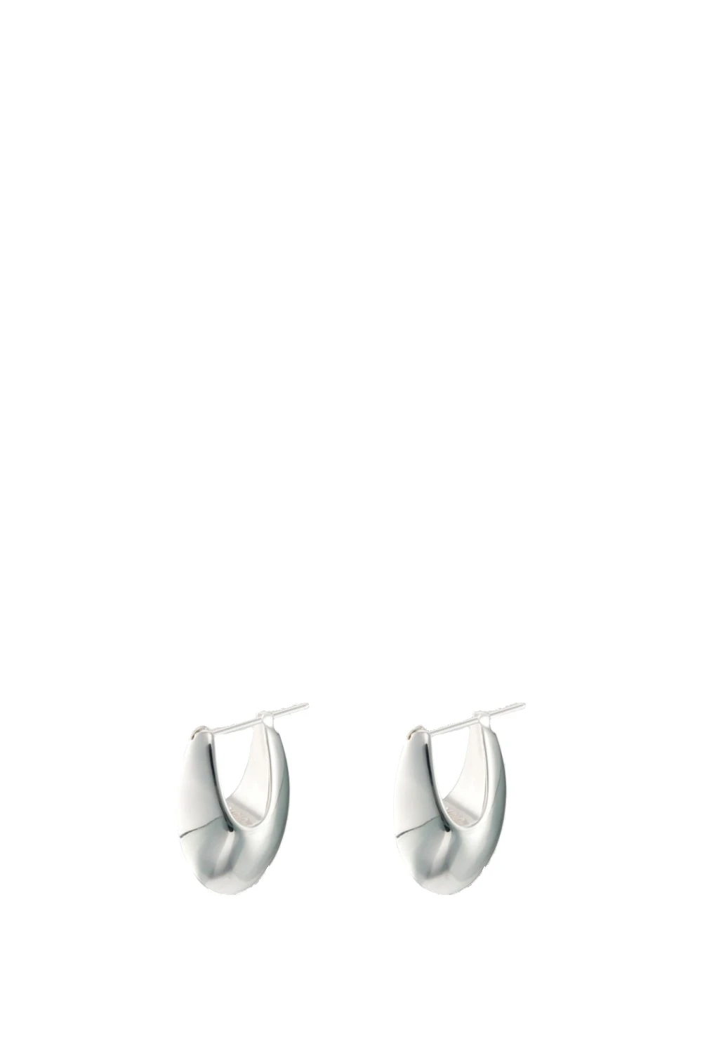 Oroton Banks Hoop Earrings Bright Silver | Earrings | Luxury Shoes Oroton Banks Hoop Earrings Bright Silver