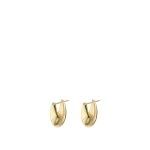 Oroton Banks Hoop Earrings Gold