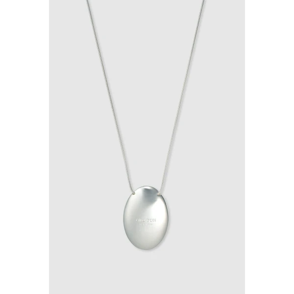 Oroton Banks Pendant Bright Silver, view 3