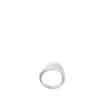 Oroton Banks Ring Bright Silver